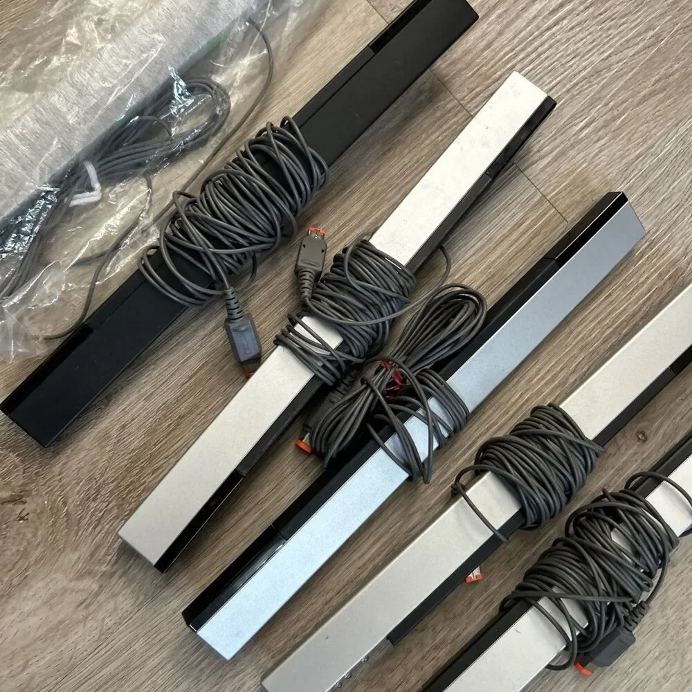 Nintendo Wii Sensor Bar Lot of 6 OEM Wired RVL-014 Wii & Wii U Genuine Tested